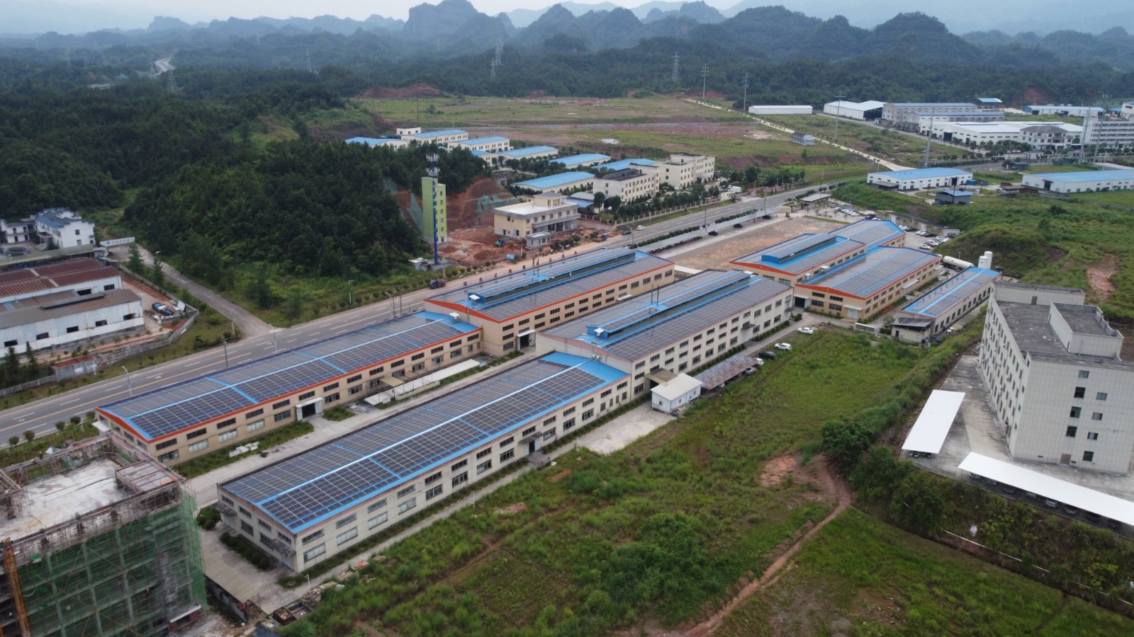 金融+EPC受企业青睐 bat365承建江西尚朋科技光伏屋顶项目完工并网